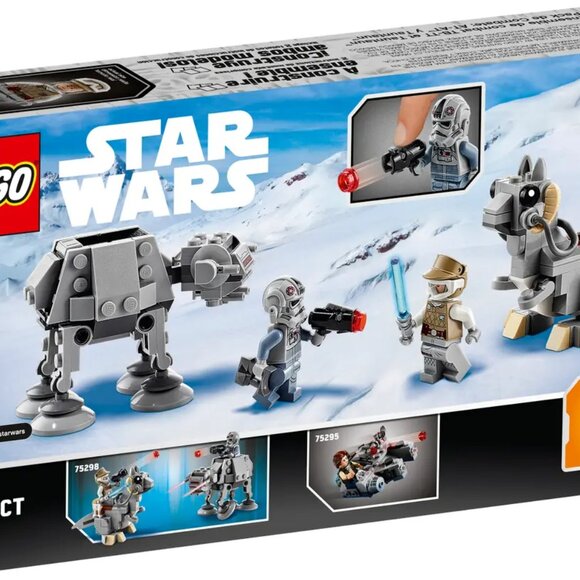 Brand New Lego Star Wars AT-AT vs Tauntaun Microfighters 75298 - Picture 3 of 9